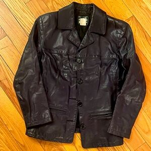 Vintage ROOTS Leather Jacket (circa 1997)